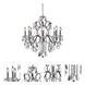 St. Francis 6 Light 24 inch Dark Bronze Dining Chandelier Ceiling Light in Royal Cut