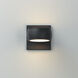Modular LED 5 inch Black Outdoor Wall Mount