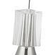 Floe LED 8 inch Polished Nickel Pendant Ceiling Light