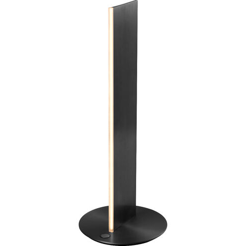 Prometheus 20 inch 10.00 watt Satin Dark Gray Table Lamp Portable Light