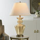 Eva 28.5 inch 150.00 watt Light Amber Opulance and Brass Table Lamp Portable Light