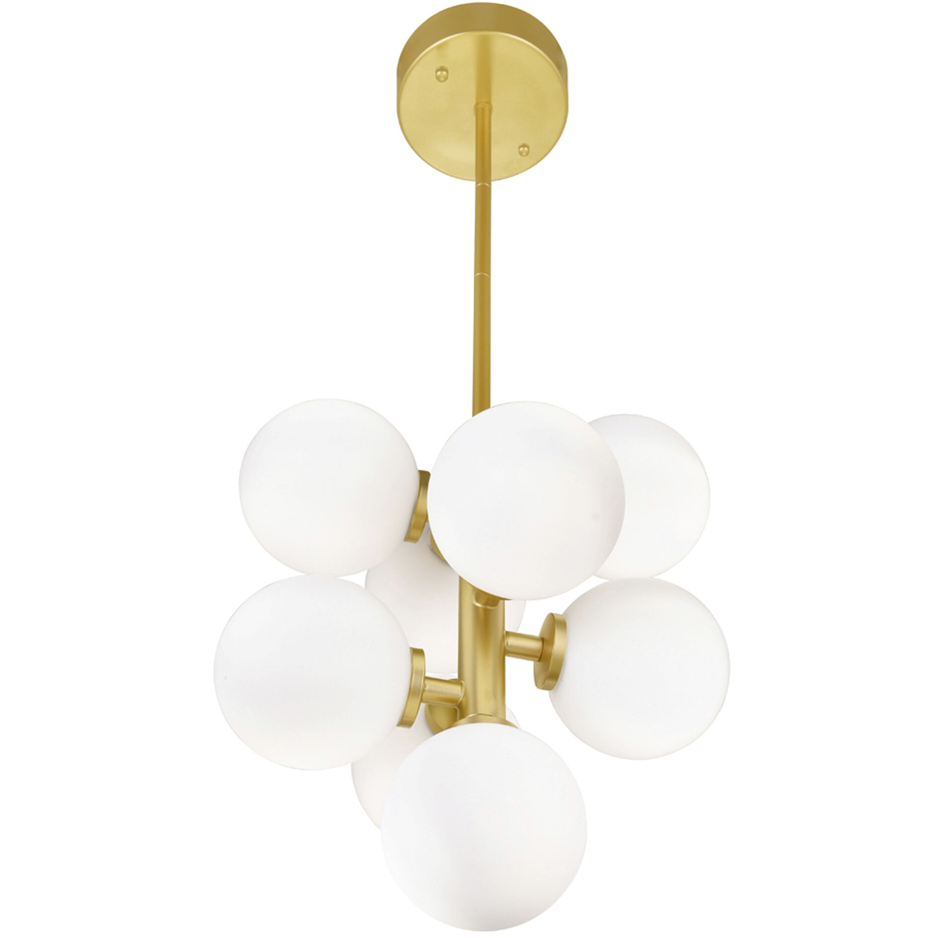 Arya LED 12 inch Satin Gold Pendant Ceiling Light