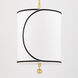 Zara 1 Light 11.5 inch Aged Brass Pendant Ceiling Light