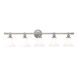 Weston 5 Light 42.75 inch Satin Nickel Bath and Vanity Wall Light