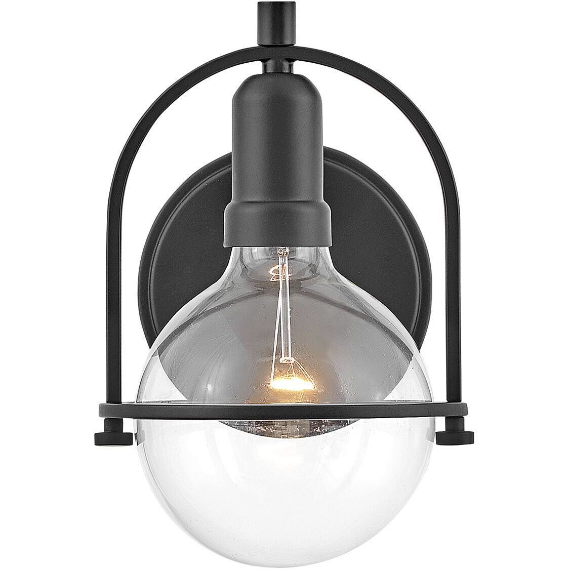 Somerset 1 Light 7.5 inch Black Vanity Light Wall Light