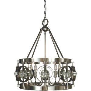 Ephemeris 5 Light 22 inch Polished Nickel Dining Chandelier Ceiling Light