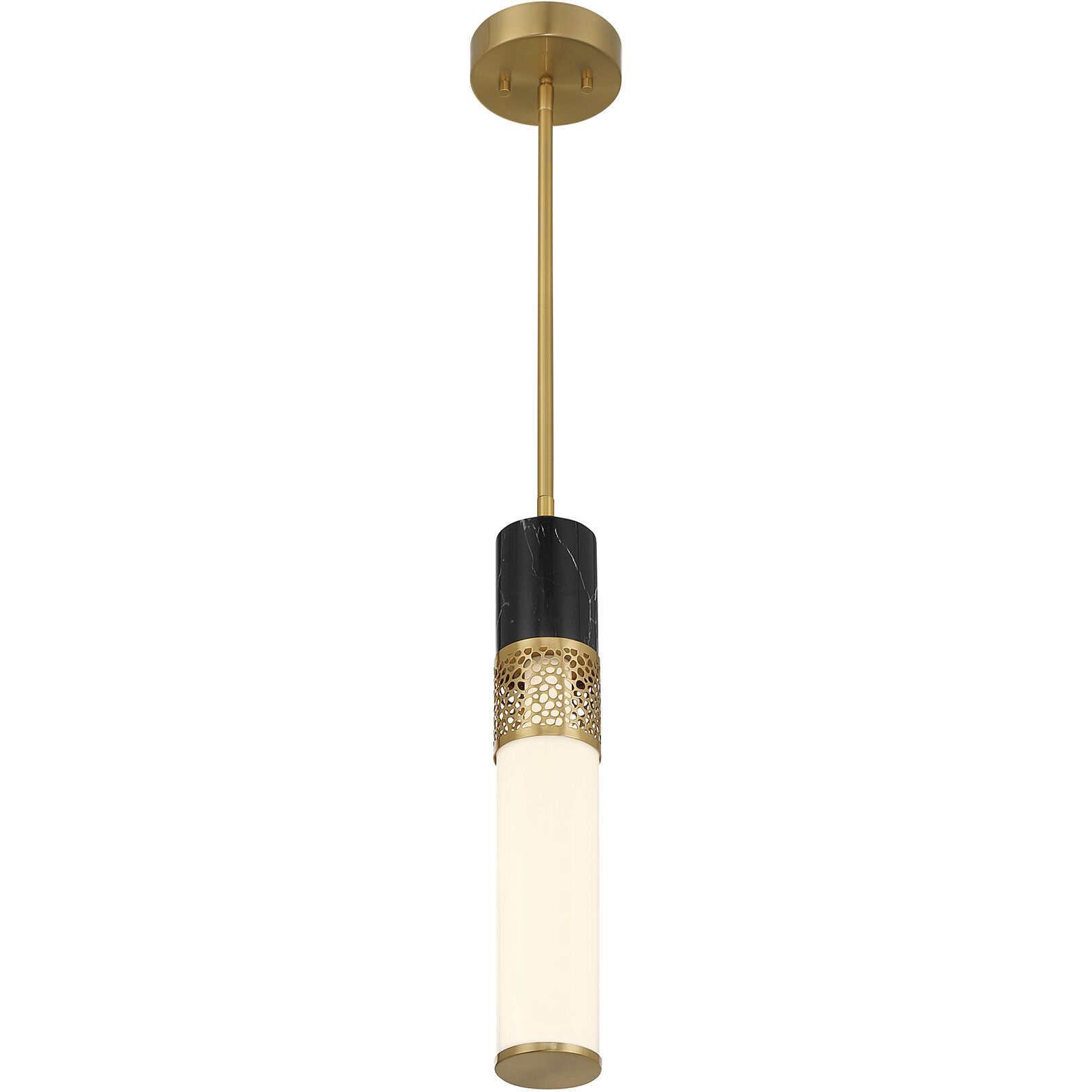 Farrell LED 3.13 inch Warm Brass Pendant Ceiling Light