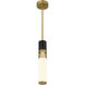 Farrell LED 3.13 inch Warm Brass Pendant Ceiling Light