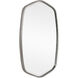 Duronia 36 X 22 inch Brushed Silver Wall Mirror 