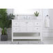 Theo 48 X 22 X 34 inch White Vanity Sink Set