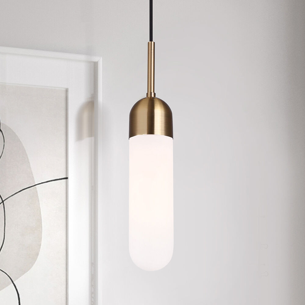 Bevin 1 Light 4.75 inch Gold Pendant Ceiling Light