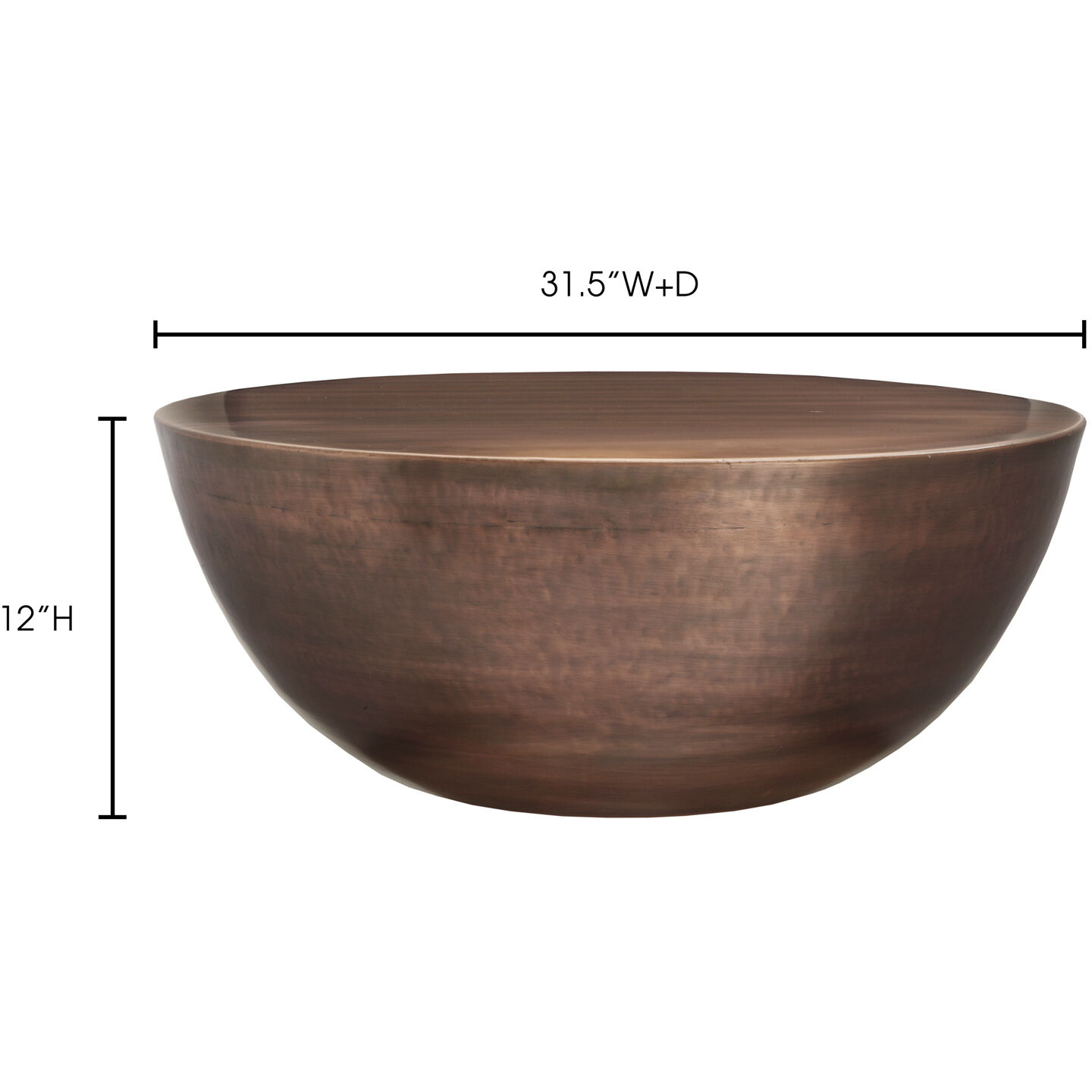 Conga 32 X 32 inch Brown Coffee Table