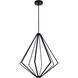 Canada LED 32 inch Black LED Chandelier Ceiling Light