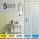 Milan LED 7.38 inch Satin Nickel Pendant Ceiling Light