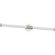 Akari LED 38.58 inch Brushed Nickel Bath Vanity Light Wall Light
