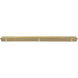 Ballston White Mouchette 3 Light 37.5 inch Satin Gold Linear Pendant Ceiling Light