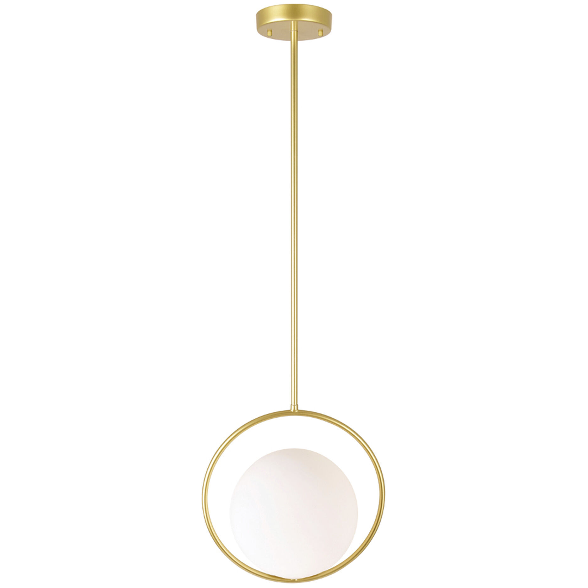 Celeste LED 14 inch Medallion Gold Down Mini Pendant Ceiling Light