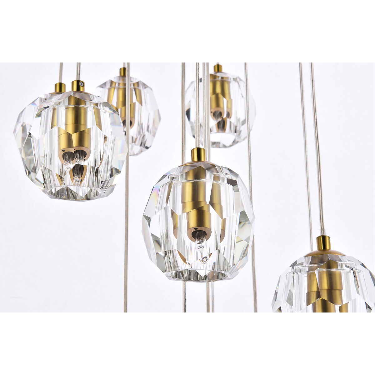 Eren 18 Light 19.7 inch Gold Pendant Ceiling Light