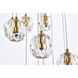 Eren 18 Light 20 inch Gold Pendant Ceiling Light