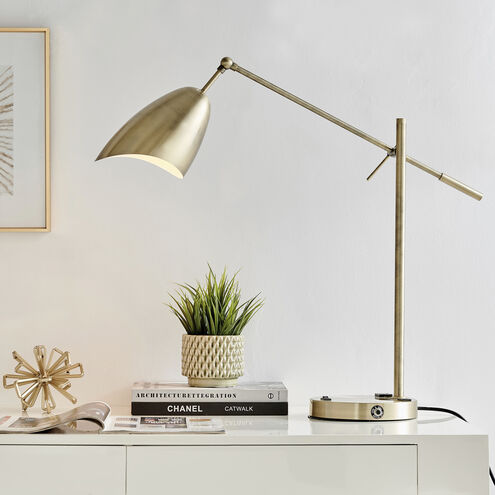 Tanko 45.75 inch 40.00 watt Brass Desk Lamp Portable Light