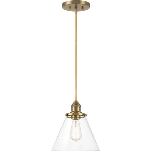 Barwell 1 Light 10 inch Oxidized Aged Brass Mini Pendant Ceiling Light