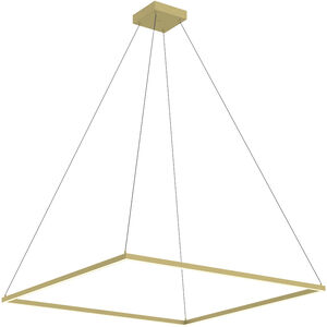 Piazza 47 inch Brushed Gold Pendant Ceiling Light