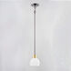 Coraline 1 Light 6 inch Bronze and Satin Brass Mini Pendant Ceiling Light in Bronze/Satin Brass