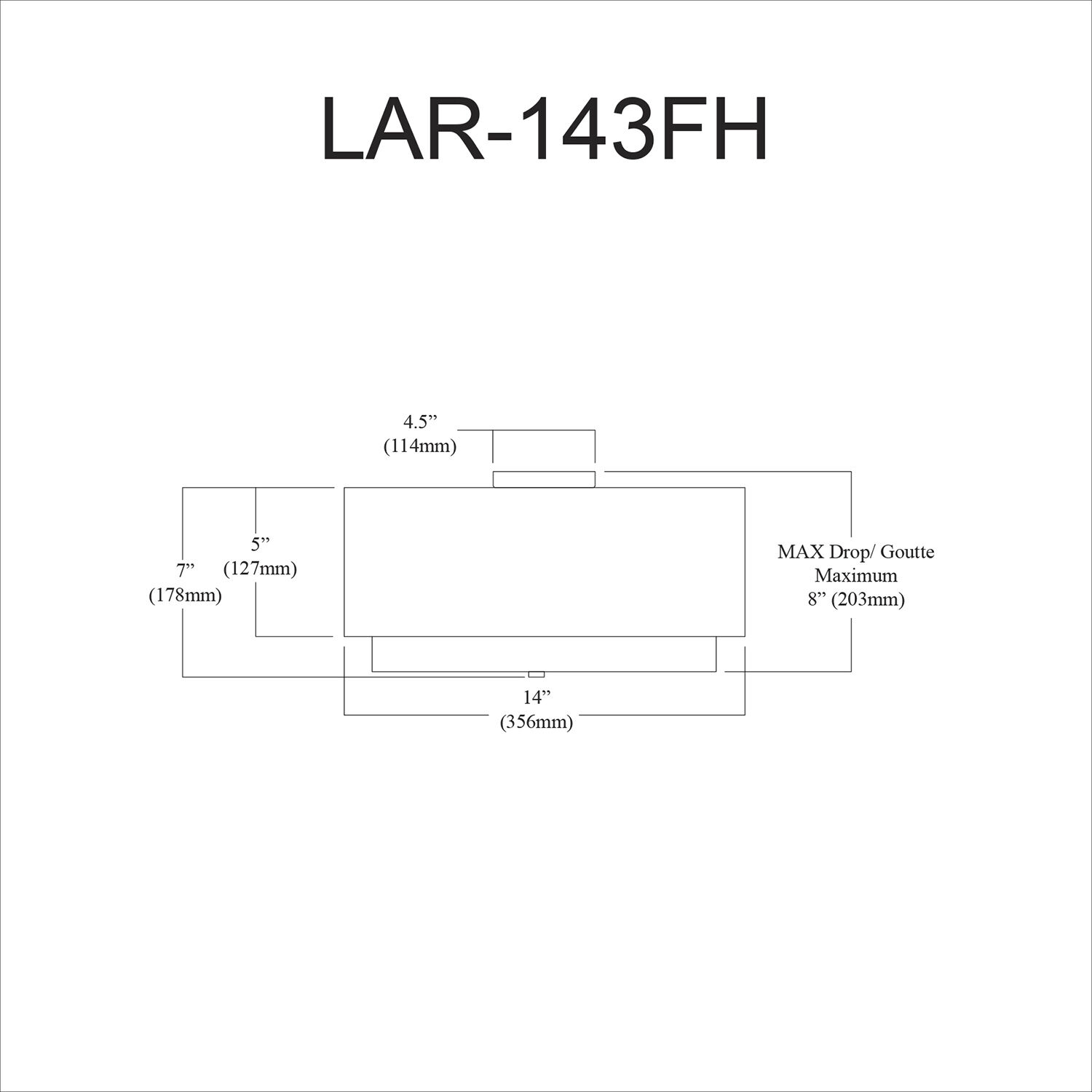 Larkin LED 14 inch Satin Chrome Flush Mount Ceiling Light