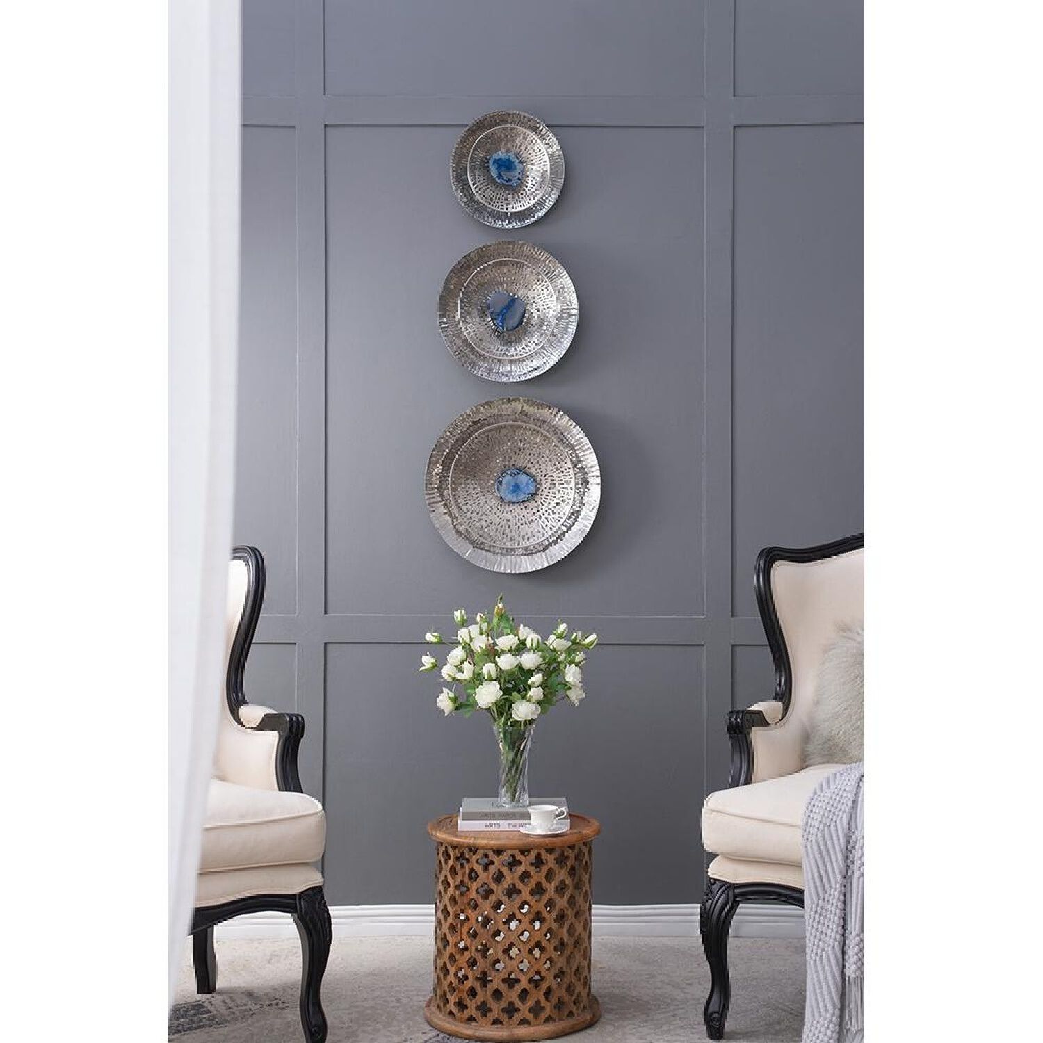 Dex Blue/Gold/Shiny Polish Wall Décor