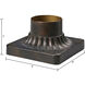 Outdoor Accessories 8 inch Hazelnut Bronze Outdoor Pier Mount