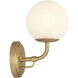 Whitehall 1 Light 6 inch Legacy Brass Vanity Light Wall Light