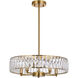 Canada 5 Light 22 inch Gold Chandelier Ceiling Light