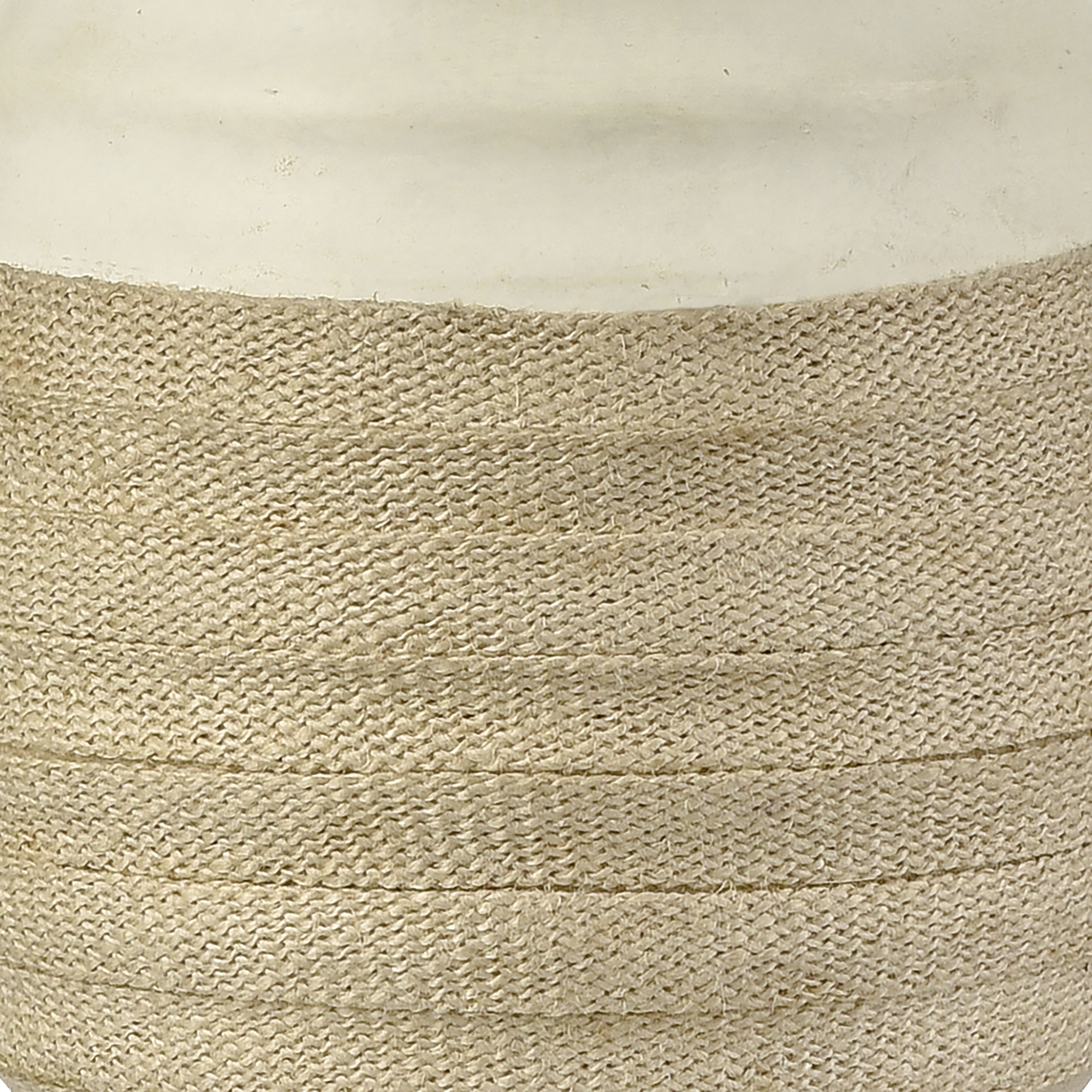 Hobart 20 inch 60 watt White with Natural and Clear Table Lamp Portable Light