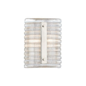 Athens 2 Light Polished Nickel Wall Sconce Wall Light