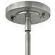 Amelia 1 Light 11.5 inch Polished Antique Nickel Indoor Mini Pendant Ceiling Light