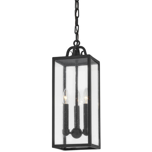 Caiden 3 Light 7 inch Forged Iron Outdoor Pendant