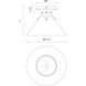 Alora Mood Archer 1 Light 9.5 inch Steel Shade Flush Mount Ceiling Light