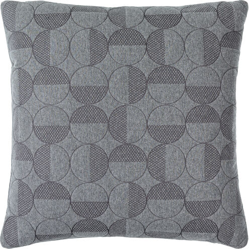 Semicircle 22 inch Charcoal Pillow Kit