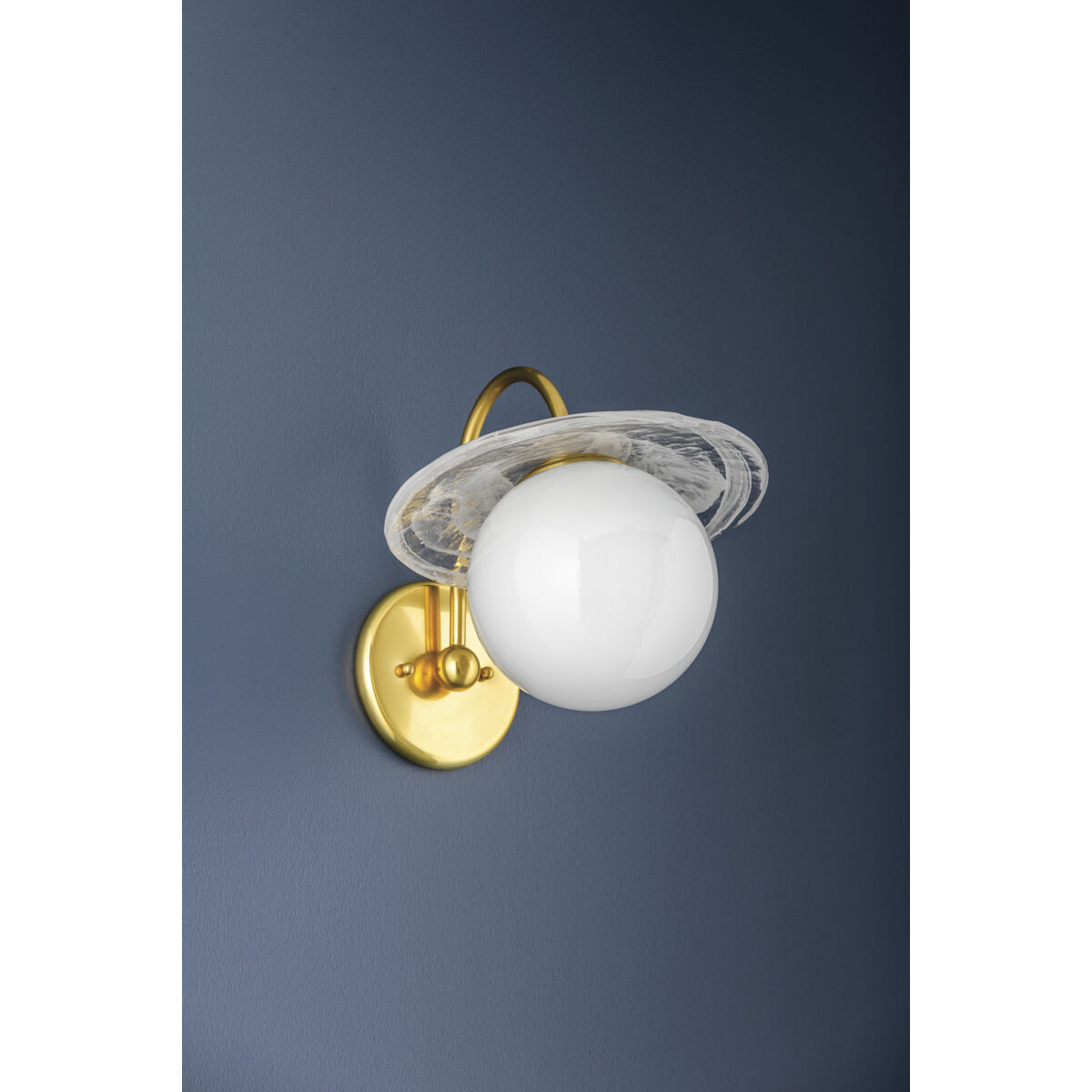 Stampford 1 Light 10.75 inch Aged Brass Wall Sconce Wall Light