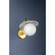 Stampford 1 Light 10.75 inch Aged Brass Wall Sconce Wall Light