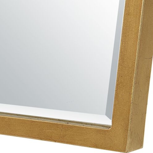 Boundary 36 X 31.63 inch Antiqued Gold Leaf Mirror