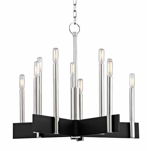 Abrams 10 Light 24.75 inch Chandelier