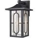 Parkdale 1 Light 14.5 inch Black Outdoor Wall Sconce