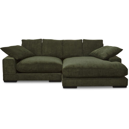 Plunge Dark Green Sectional