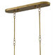 Grand Lotus 6 Light 50.5 inch Antique Gold Leaf Chandelier Ceiling Light
