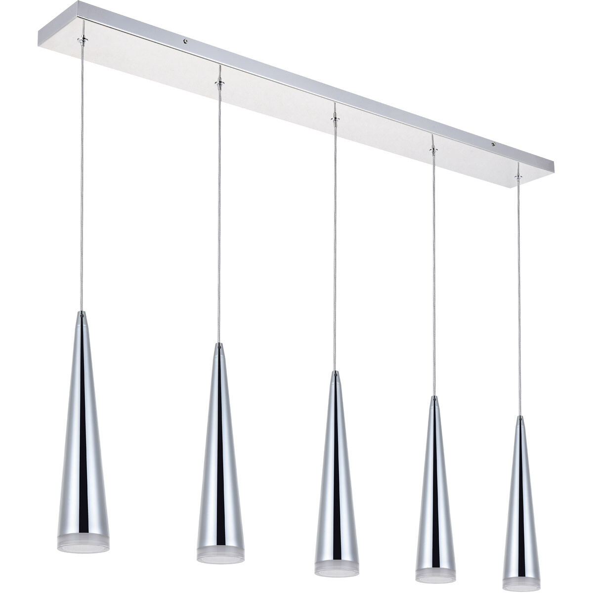 Fantasia LED 42 inch Chrome Pendant Ceiling Light