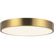 Alora Mood Adelaide LED 15 inch Aged Gold Flush Mount Ceiling Light