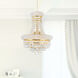 Empire 6 Light 14 inch Gold Chandelier Ceiling Light