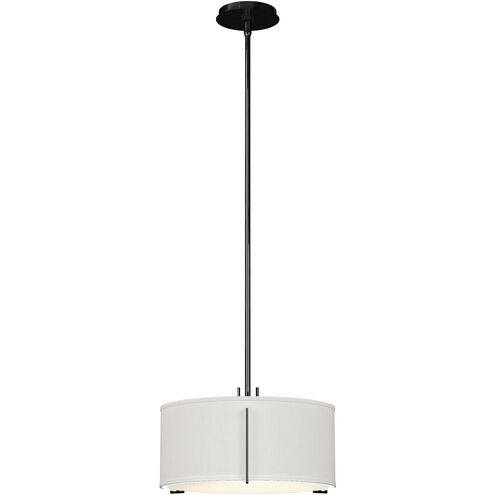 Exos 3 Light 16.1 inch Ink Pendant Ceiling Light in Natural Anna