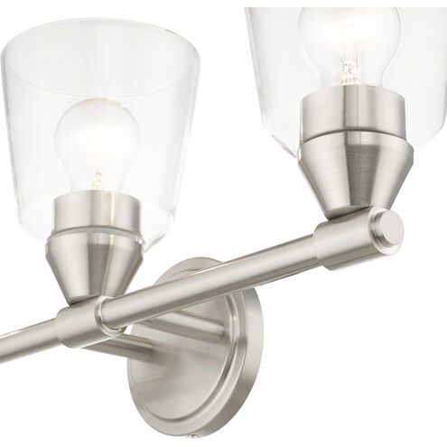 Catania 3 Light 23 inch Brushed Nickel Vanity Sconce Wall Light
